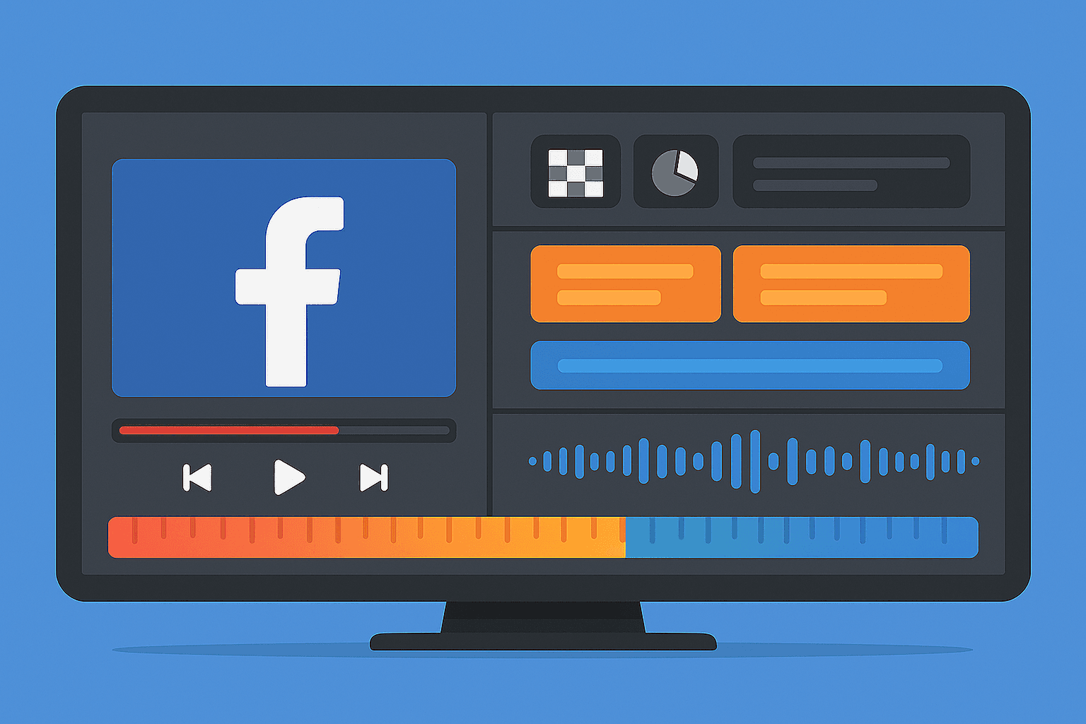 Facebook Video Editor UI